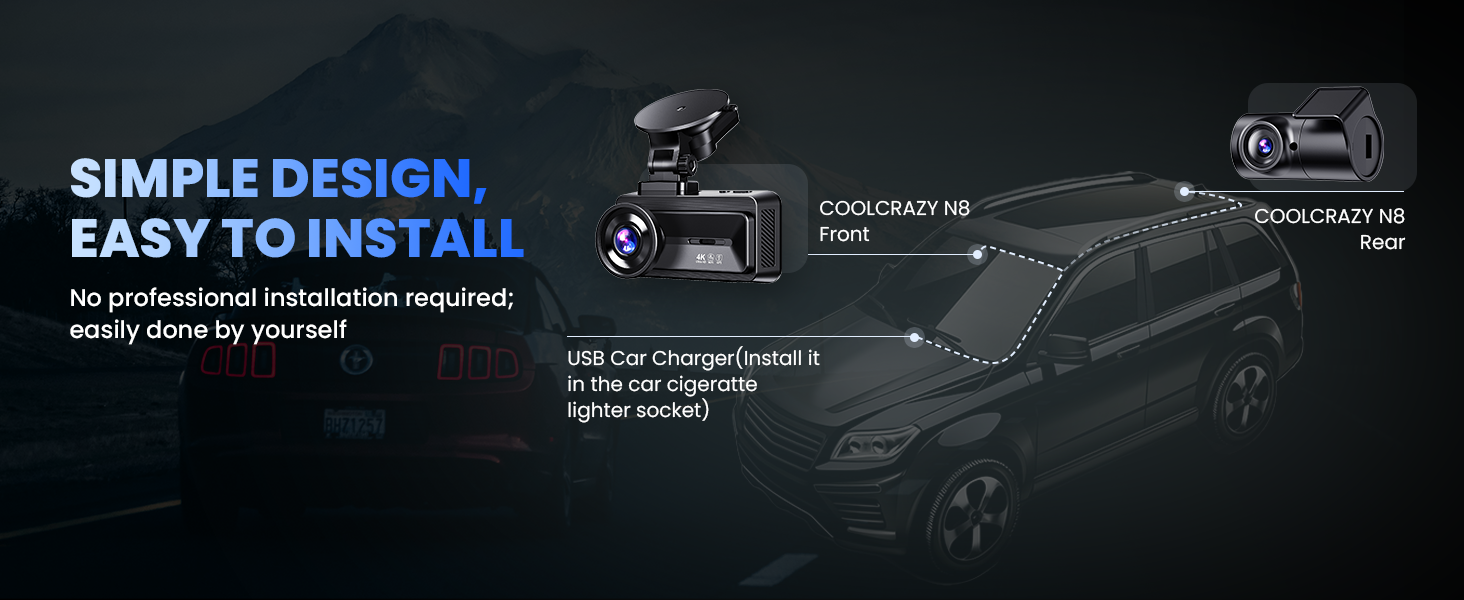 COOLCRAZY 4K Dash Cam Front and Rear
COOLCRAZY Dual Dash Camera with 5G WiFi
COOLCRAZY N8 Car Camera with Night Vision
COOLCRAZY 4K Dash Cam with GPS
COOLCRAZY N8 Dash Cam 64GB Card
COOLCRAZY Dual Recording Car Camera
COOLCRAZY Dash Cam with 3" IPS Screen
COOLCRAZY 24H Parking Mode Dash Cam
COOLCRAZY N8 Car Camera with G-Sensor
COOLCRAZY 4K Front and Rear Dash Camera
COOLCRAZY Car Camera with App Control
COOLCRAZY Dash Cam for Cars with HDR
COOLCRAZY Dash Cam Front Rear Wireless with WiFi
COOLCRAZY N8 Dash 